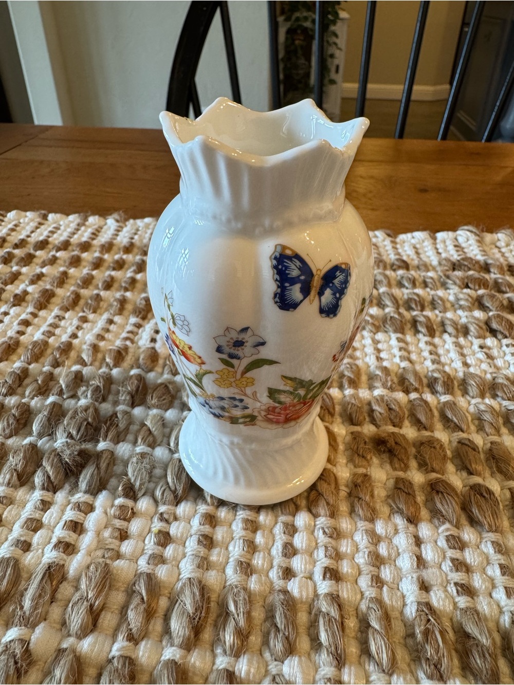 Aynsley Cottage Garden Butterfly Vase